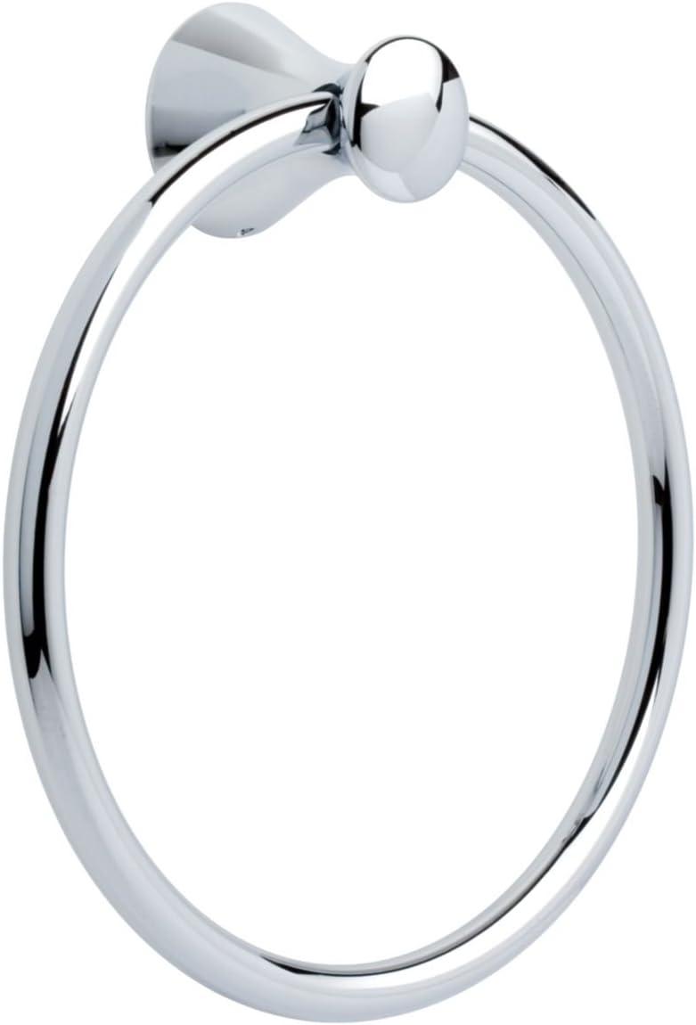 Polished Chrome Wall Mounted Towel Ring