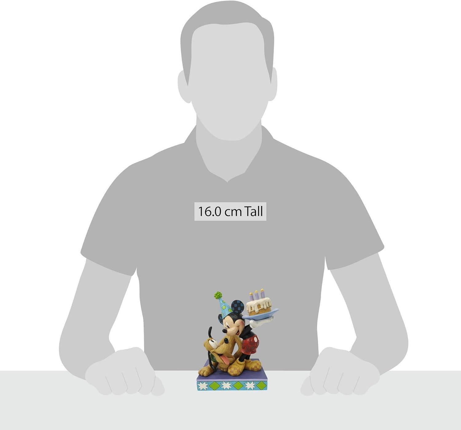 Enesco Disney Traditions By Jim Shore Pluto and Mickey Birthday Figurine