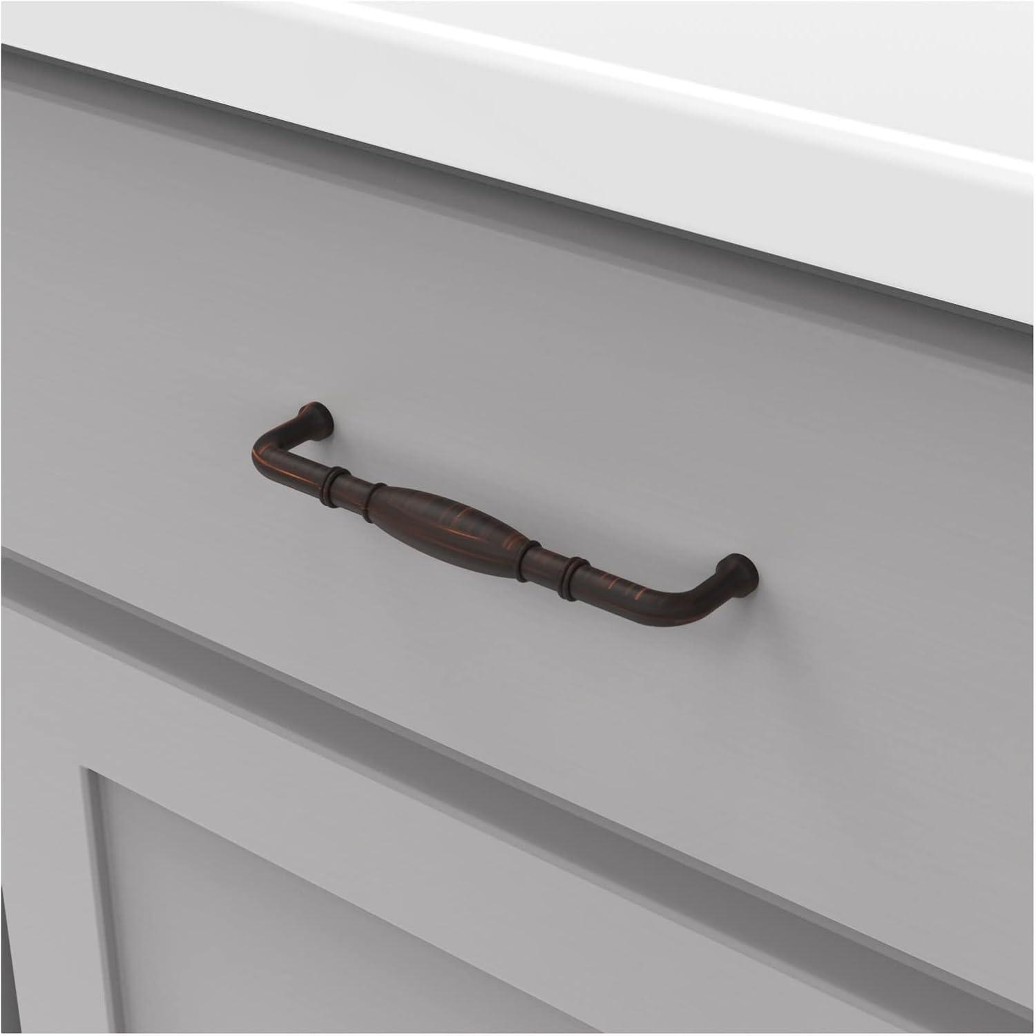 Williamsburg Kitchen Cabinet Handles, Solid Core Drawer Pulls for Cabinet Doors, 5-1/16" (128mm)