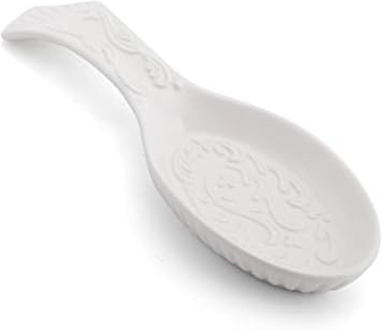 Mikasa Italian Countryside Spoon Rest, 10-Inch, White