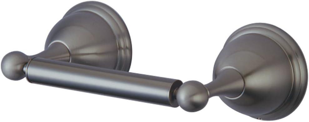 Satin Nickel Wall Mounted Spring Bar Toilet Paper Holder