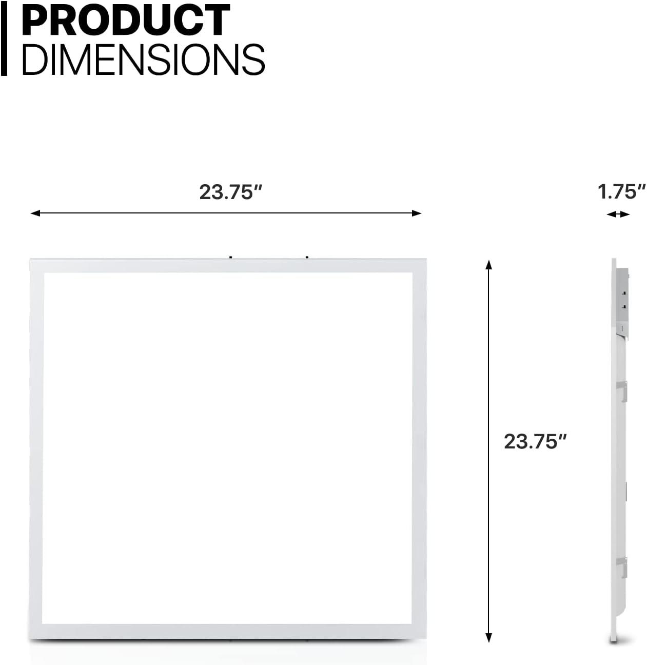 Dimmable Square Flat Panel Ceiling Light