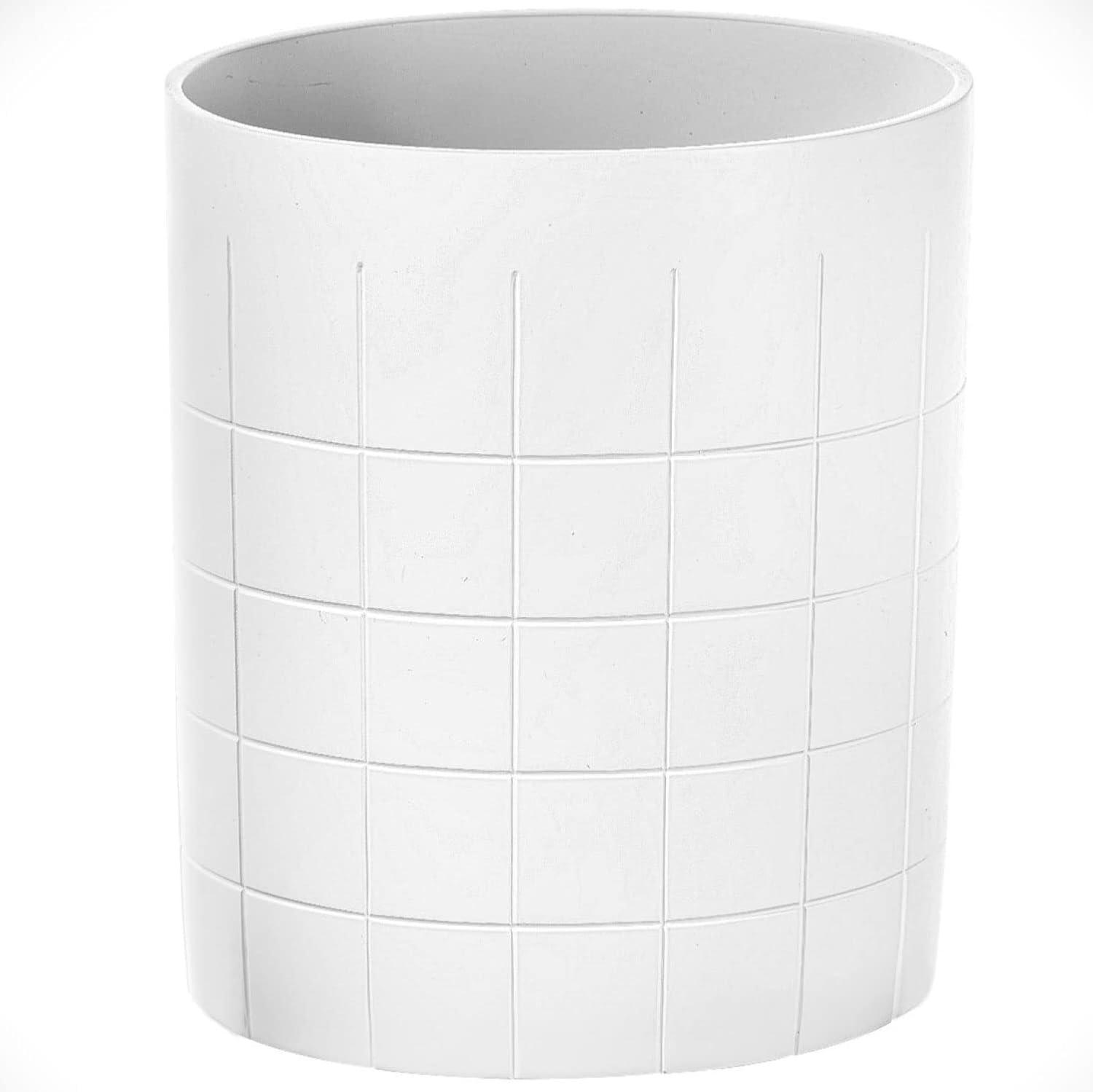 Creative Scents Ceramic / Porcelain Open Waste Basket - 1 Gallons