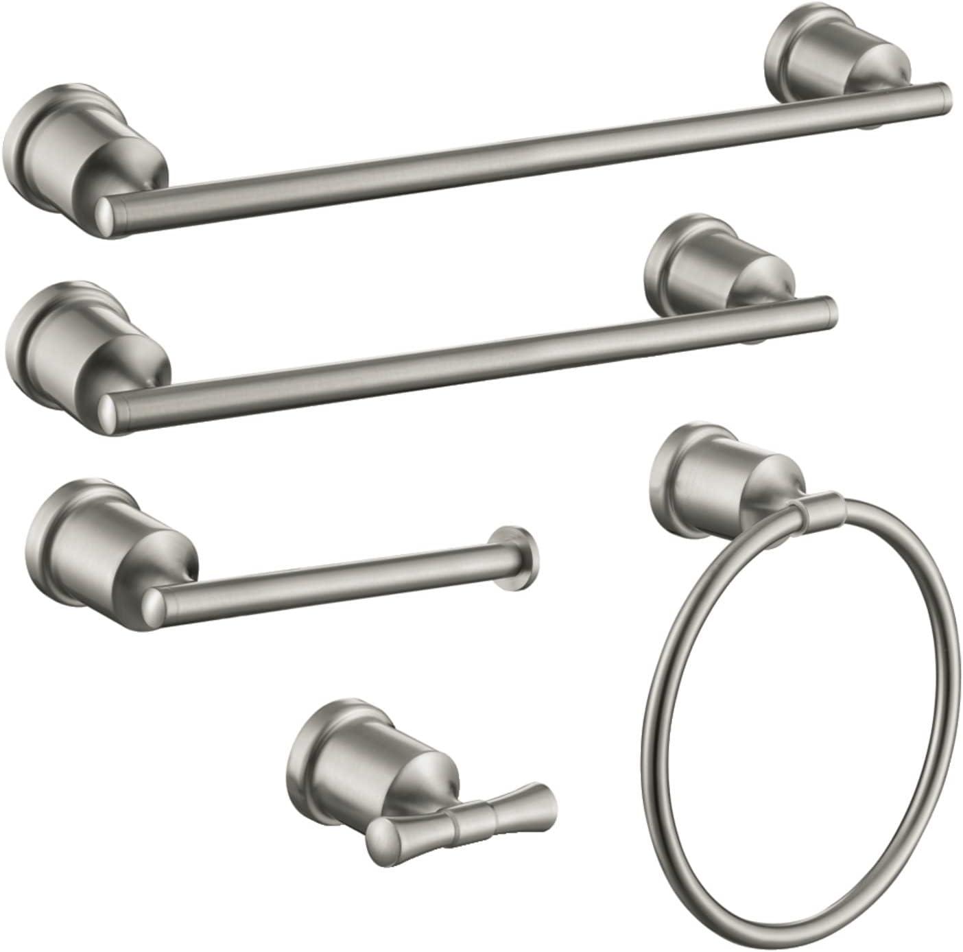 Kingston Brass BAHK9112478SN Kingston Brass Mathsson 5-Piece Bathroom Hardware Set