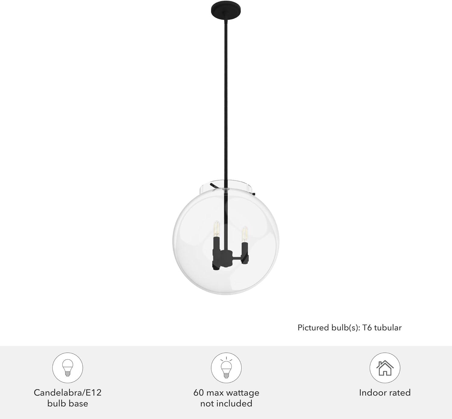 Sacha 3 - Light Single Globe Pendant