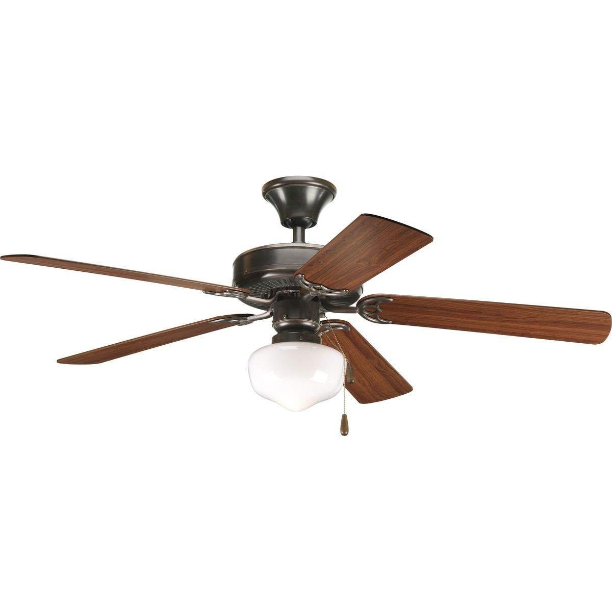 Progress Lighting AirPro Builder 52 in. Indoor Antique Bronze Ceiling Fan