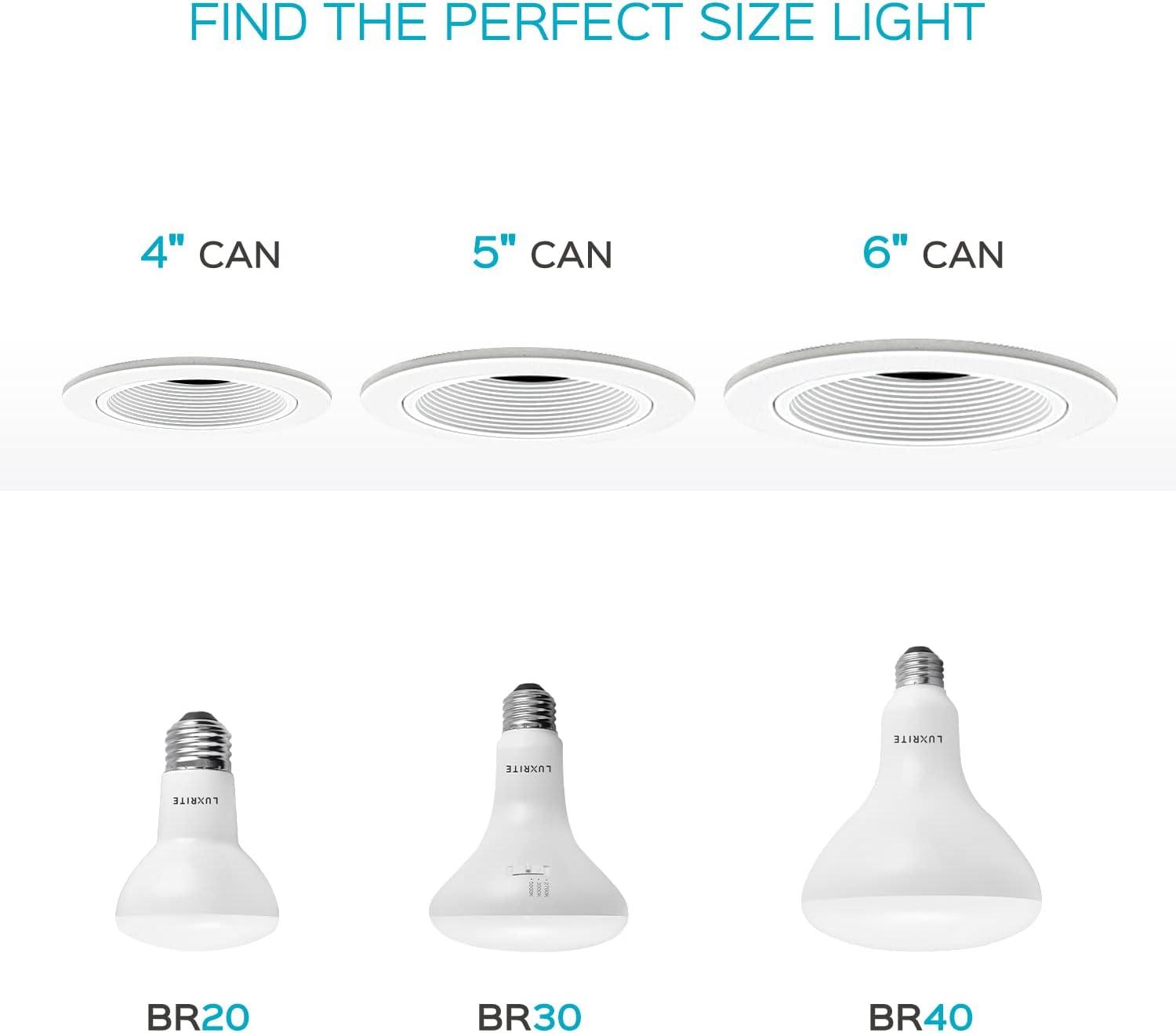 10 Watt (65 Watt Equivalent ), BR30 LED Dimmable, Color Changing Selectable CCT E26 Base