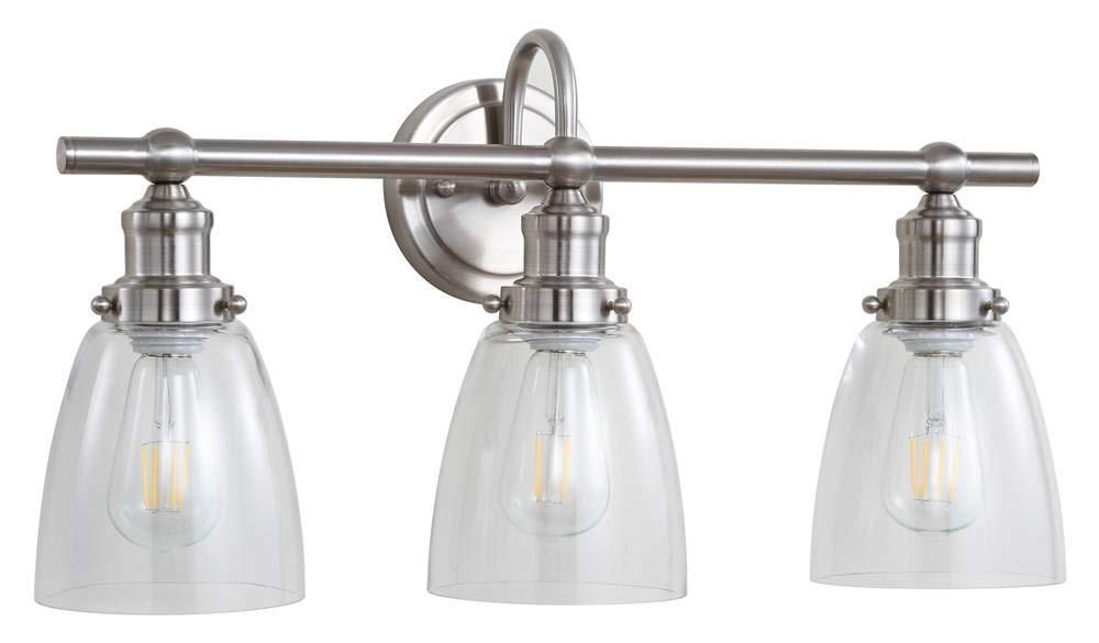 Dunes 3 Light 23.5" Sconce - SCN4046 - Nickle - Safavieh