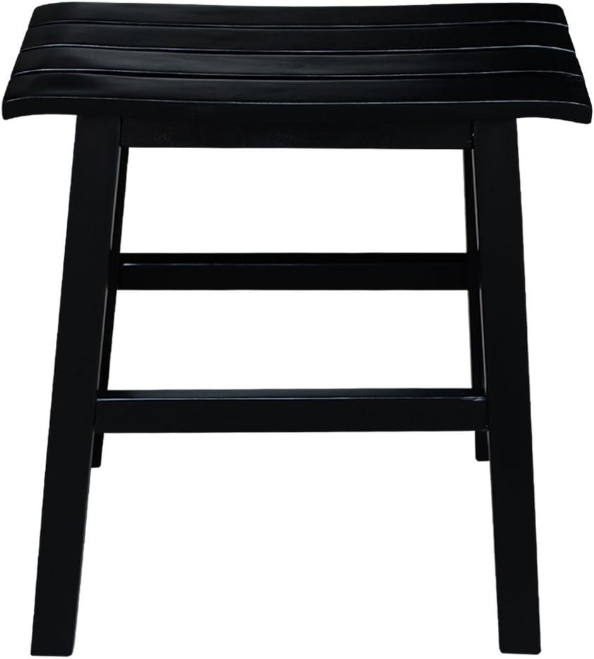 18" Slat Seat Counter Height Barstool - International Concepts