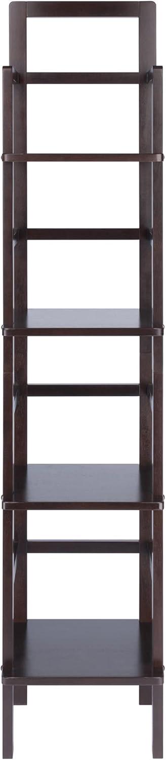 Winsome Wood Aiden Baker's Rack, Narrow, Coffee Finish