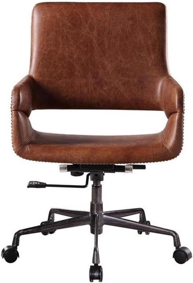 ACME Kamau Executive Office Chair with Lift in Vintage Cocoa