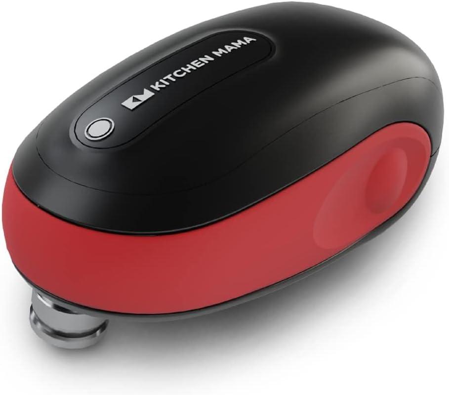 Red and Black Battery Operated Electric Can Opener