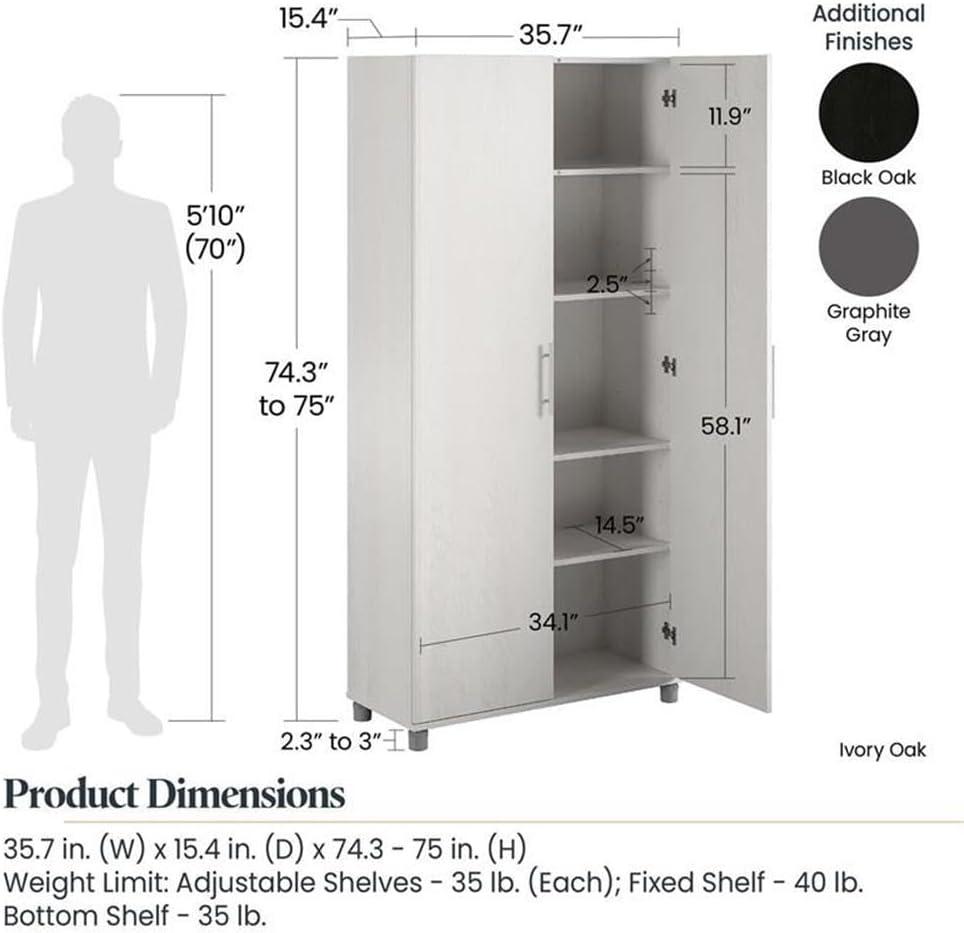 Systembuild Camberly 36" Utility Storage Cabinet