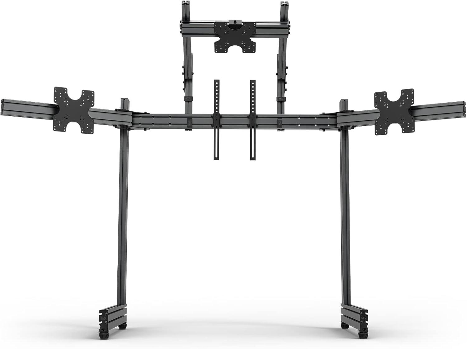 Next Level Racing ELITE Freestanding Quad Monitor Stand - Carbon Grey