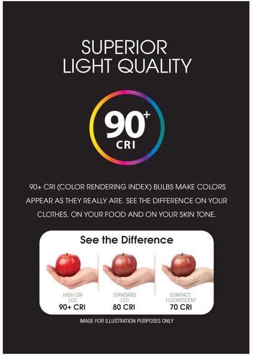 Feit Electric A19 E26 (Medium) Filament LED Bulb Daylight 100 Watt Equivalence 2 pk