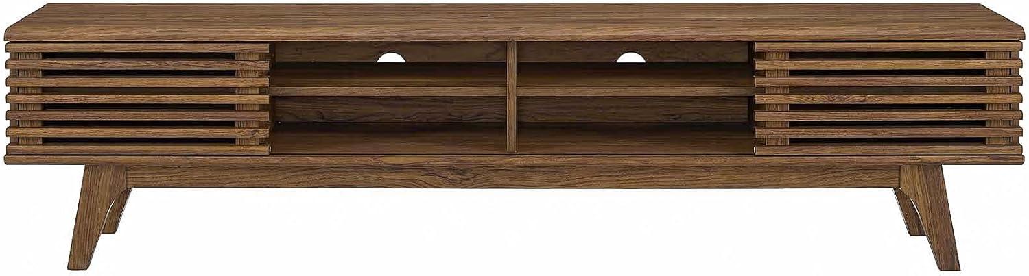 Modway Render 70 Entertainment Center TV Stand - Walnut Walnut