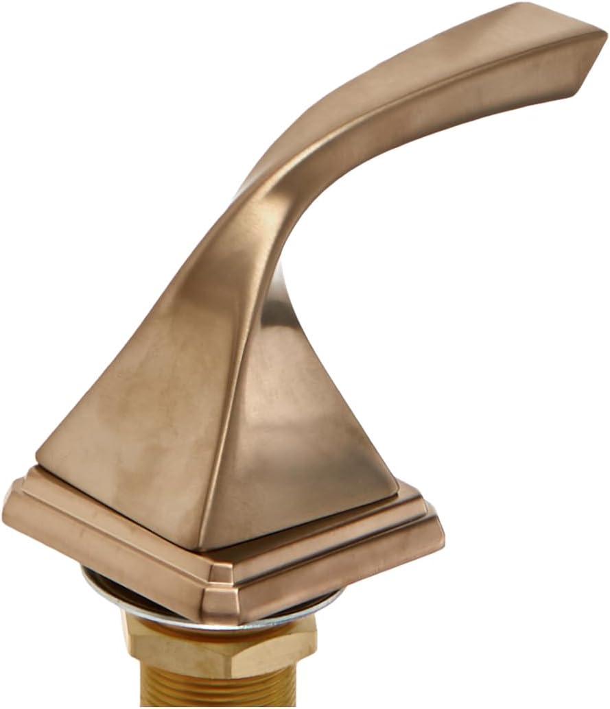 Elegant Polished Nickel Widespread Bathroom Faucet with Dual Handles