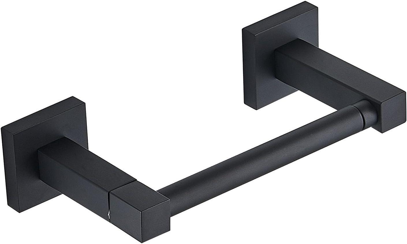 Matte Black Stainless Steel Wall Mounted Toilet Paper Holder