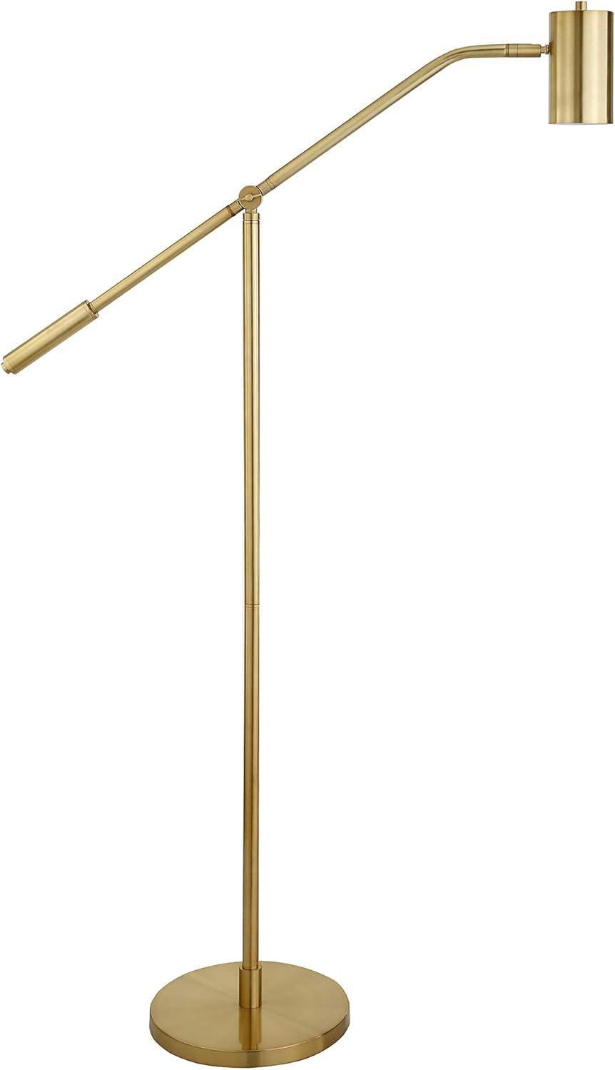 Henn&Hart 12" Brass Metal Floor Lamp