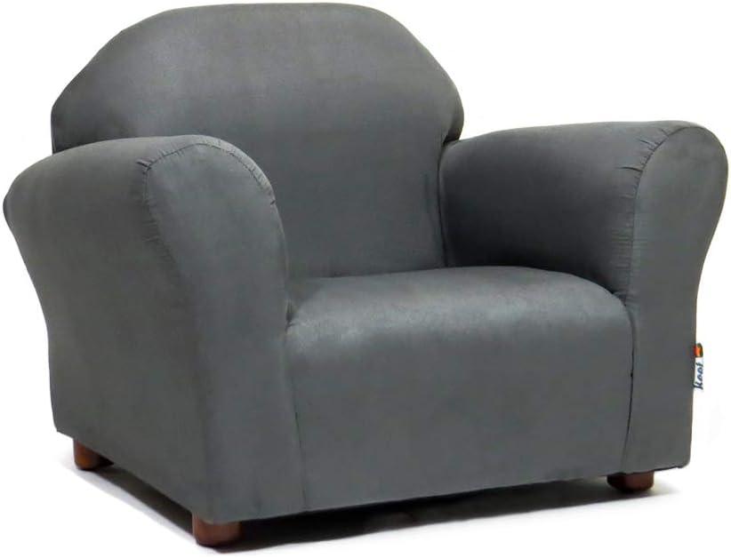 Keet Keet Roundy Microsuede Chair Charcoal