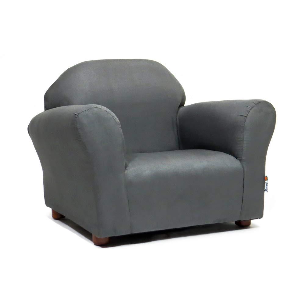 Keet Keet Roundy Microsuede Chair Charcoal