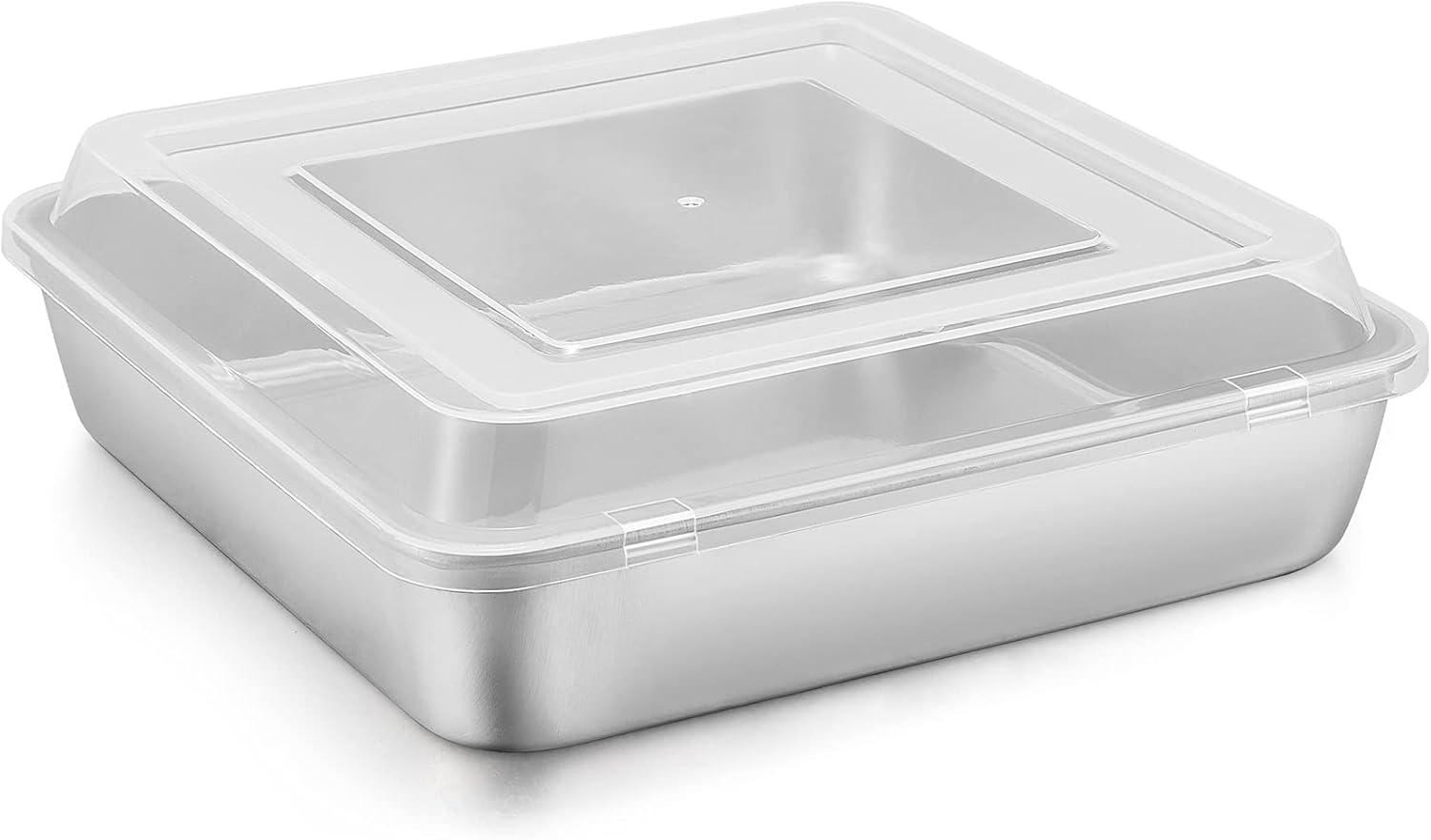 Nordic Ware Nordic Ware Natural Commercial Square Cake Pan with Lid