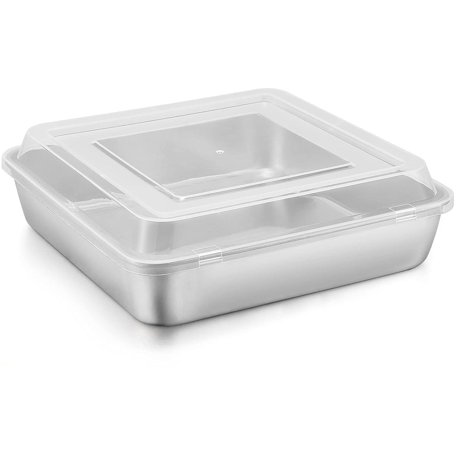 Nordic Ware Nordic Ware Natural Commercial Square Cake Pan with Lid