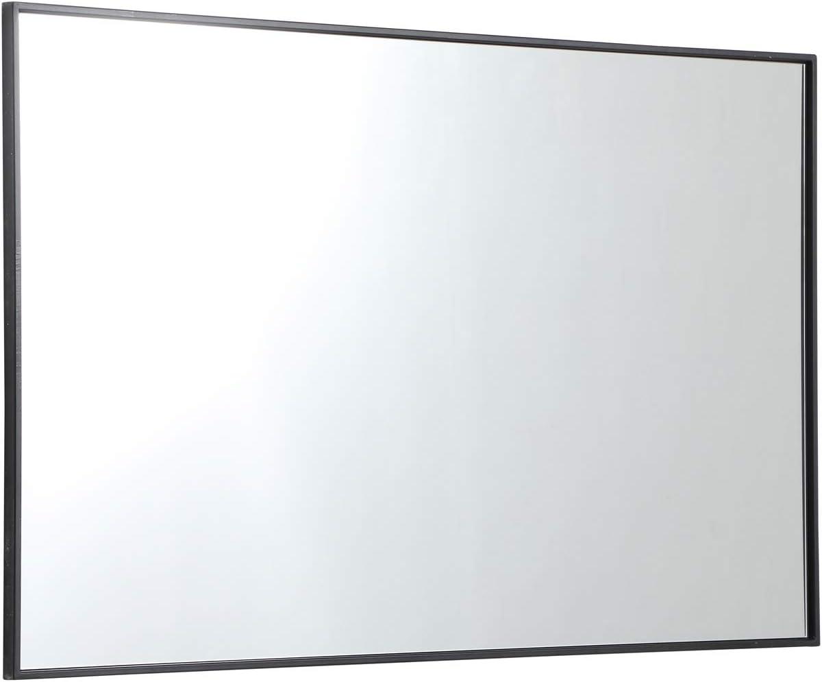 Metal frame rectangle mirror 30 inch in Black