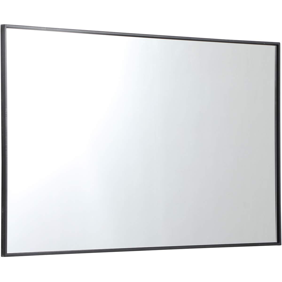 Metal frame rectangle mirror 30 inch in Black
