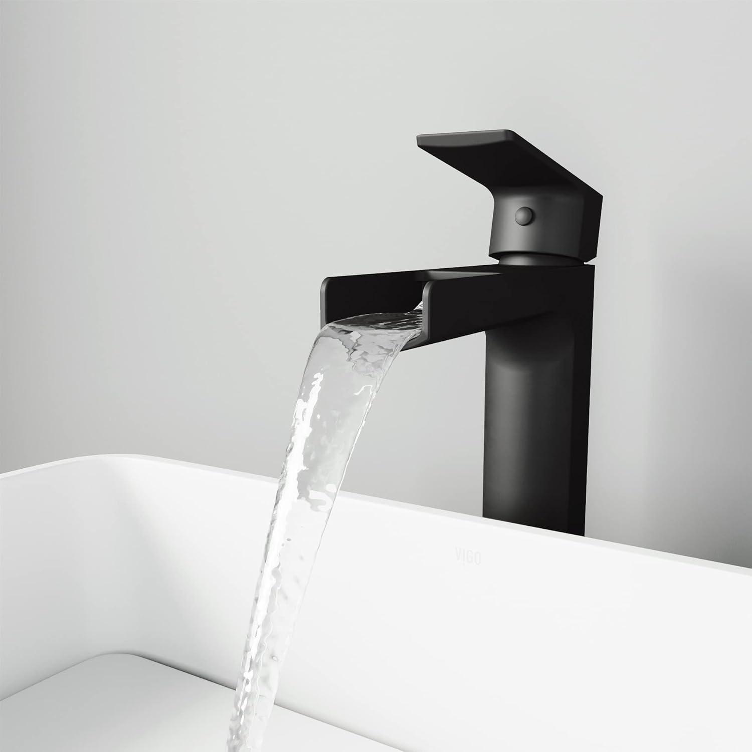 Amada Single Handle Vessel Sink Bathroom Faucet