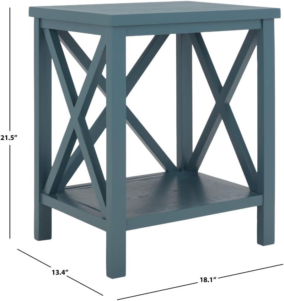 Candace End Table - Teal - Safavieh.