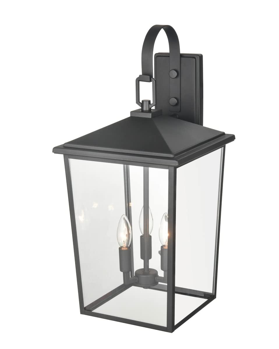 Messerly 3 Light 24" Tall Outdoor Wall Sconce
