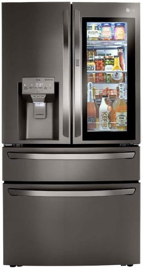 LG LRMVC2306D 23 Cu. Ft. Black Stainless French Door Smart Refrigerator