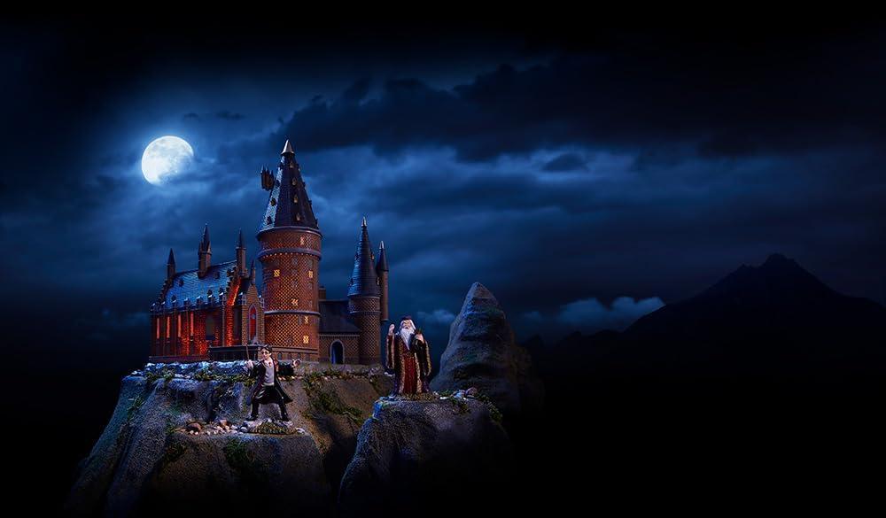 Harry Potter Hogwarts Great Hall and Tower Lighted Resin Building