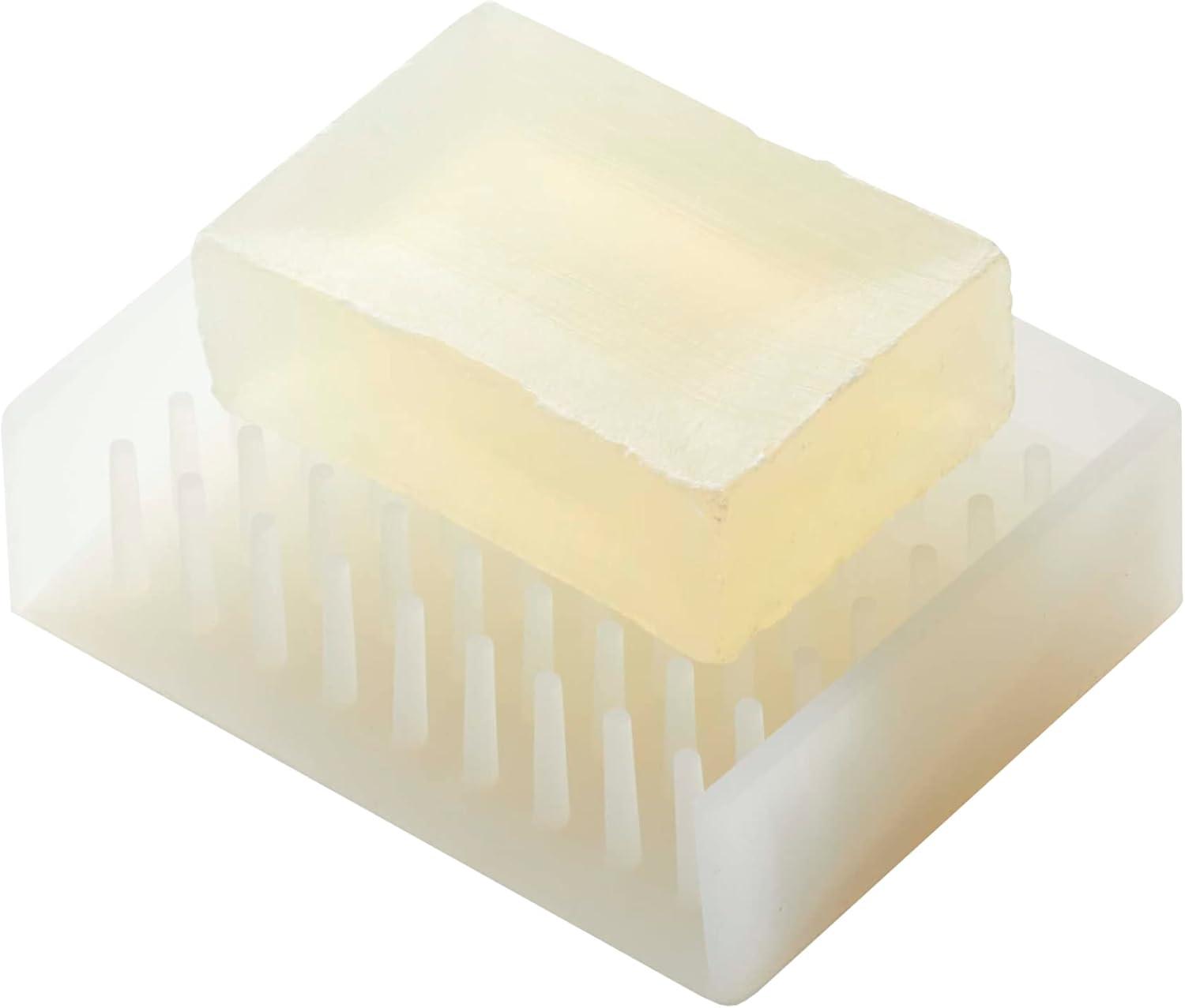 Yamazaki Home Yamazaki Home Self Draining Soap Tray - Floating Holder Dish For Sink, Silicone, No Assembly Req.