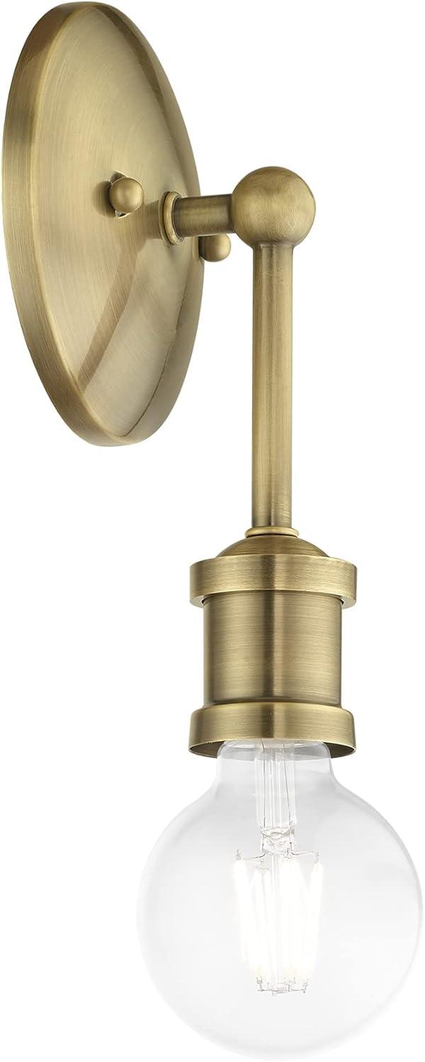 Livex Lighting Lansdale 1 - Light Vanity in  Antique Brass