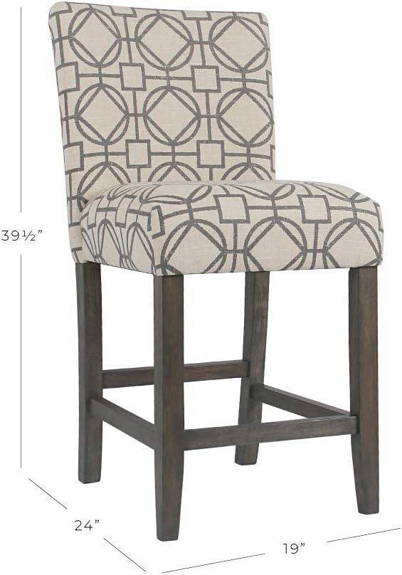 24" Upholstered Counter Height Barstool - HomePop