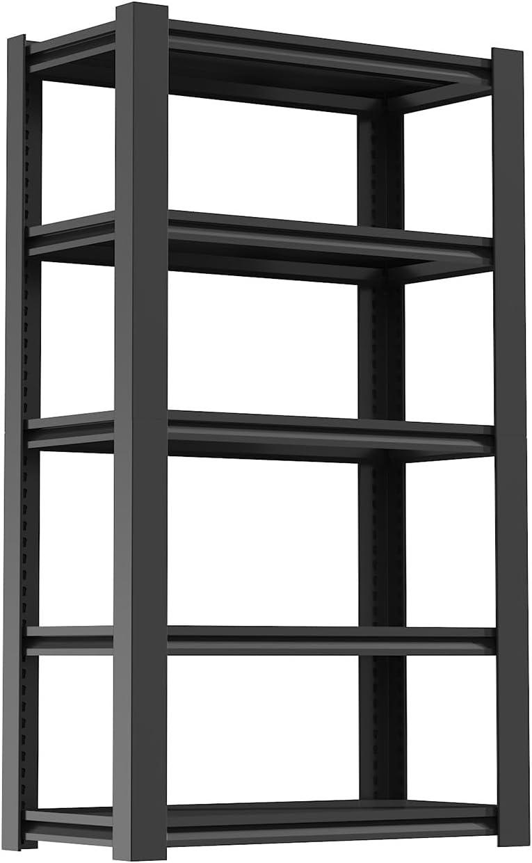 IKIMI 63" 5 Tier Garage Shelving Heavy Duty Storage Shelves 2000LBS Garage Shelves