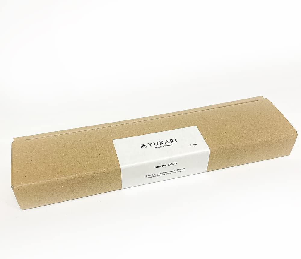 Yukari Ceramic Incense Holder for Bamboo Stick Incense, Purple