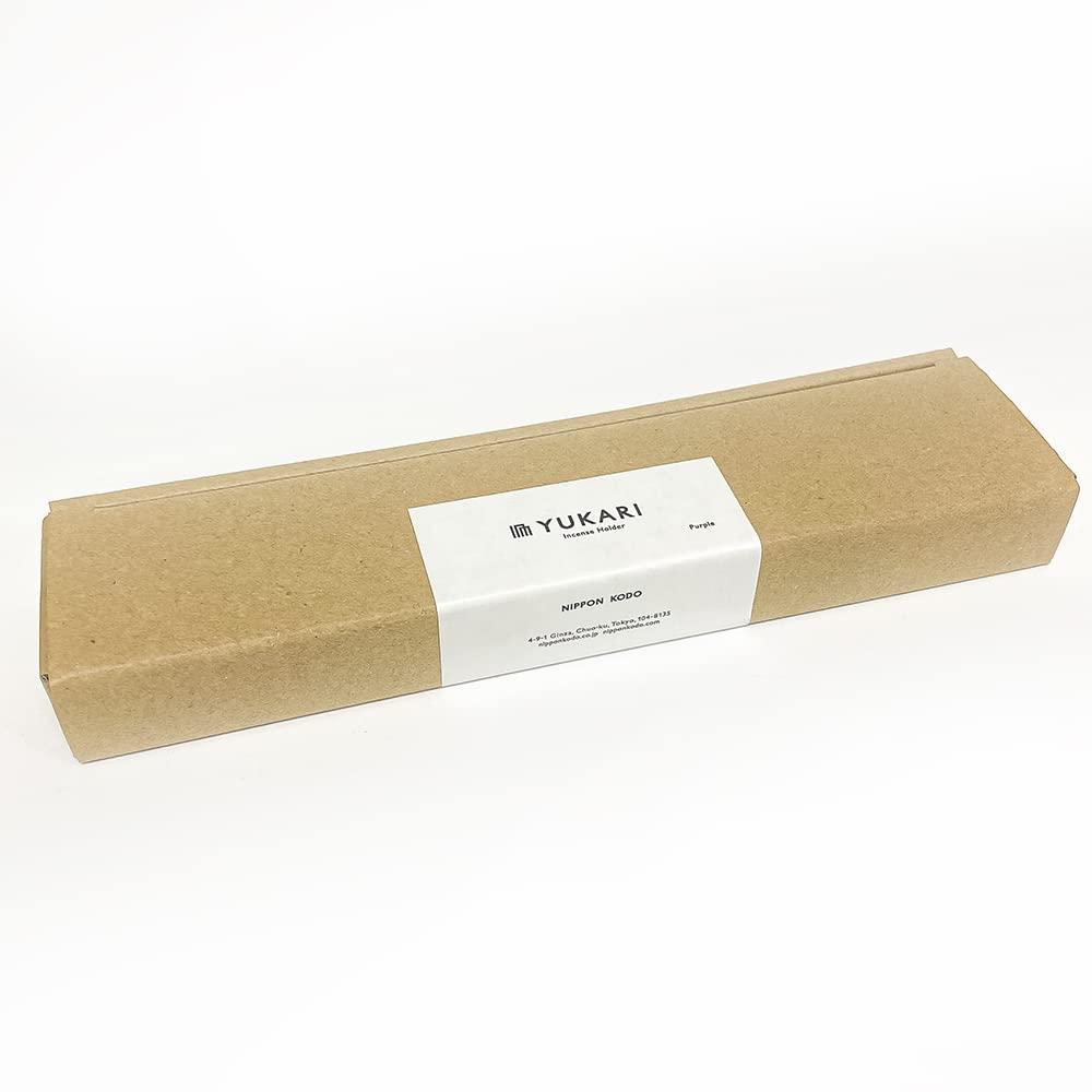 Yukari Ceramic Incense Holder for Bamboo Stick Incense, Purple