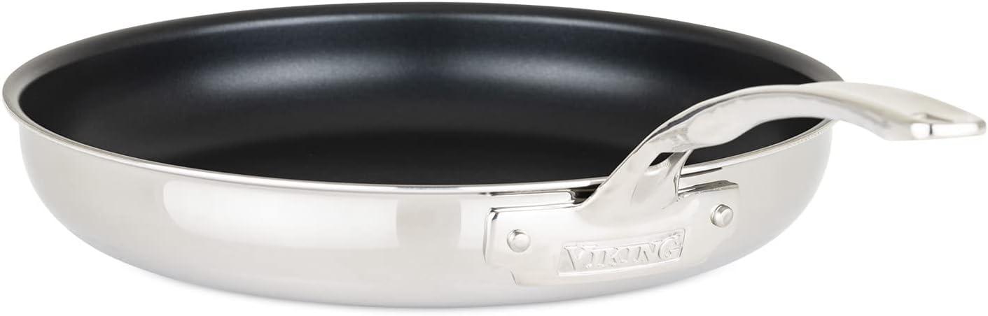 Viking 3-Ply Stainless Steel Nonstick Fry Pan Set, 8" & 10"