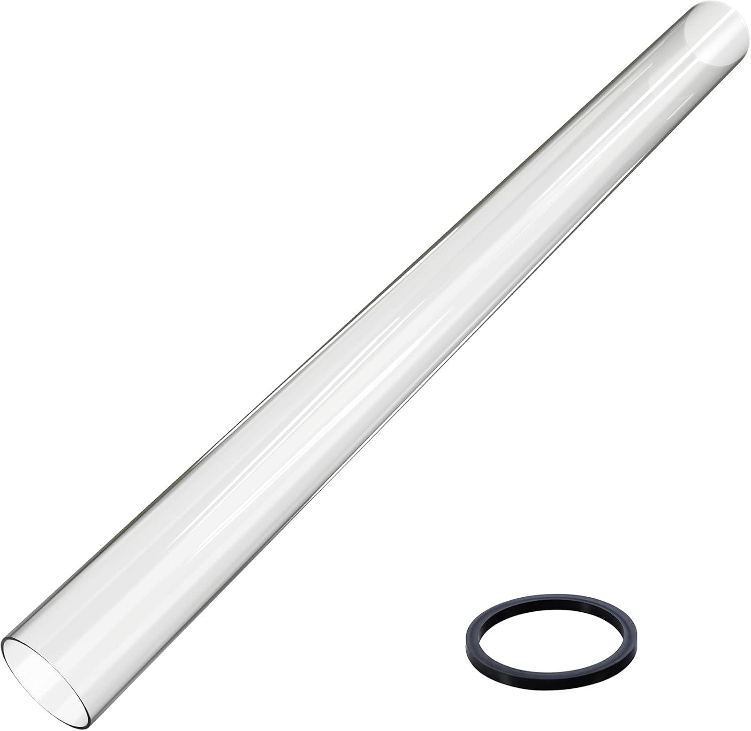 Patio Heater Glass Tube Replacement for 4-Sided Outdoot Patio Pyramid Heater，49.5 inch Tall