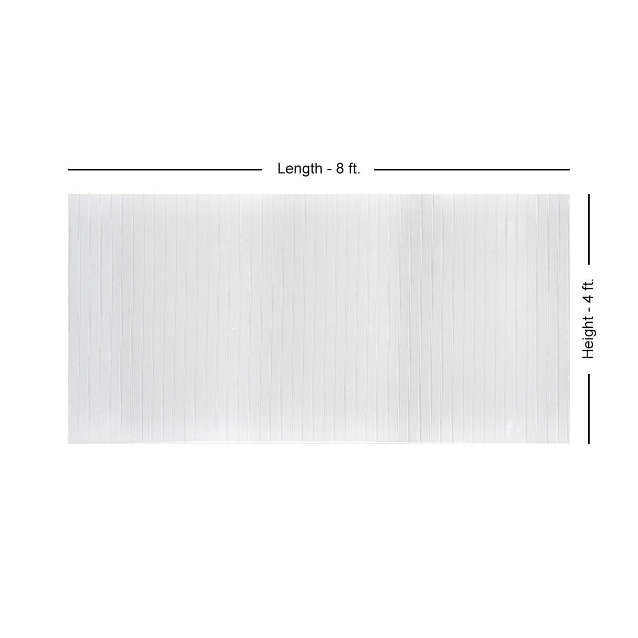 FromPlainToBeautifulInHours Beadboard - MirroFlex Faux Tin 4ft. x 8ft. Glue Up Wainscoting Panels - 96 sq.ft. (Set of 3)