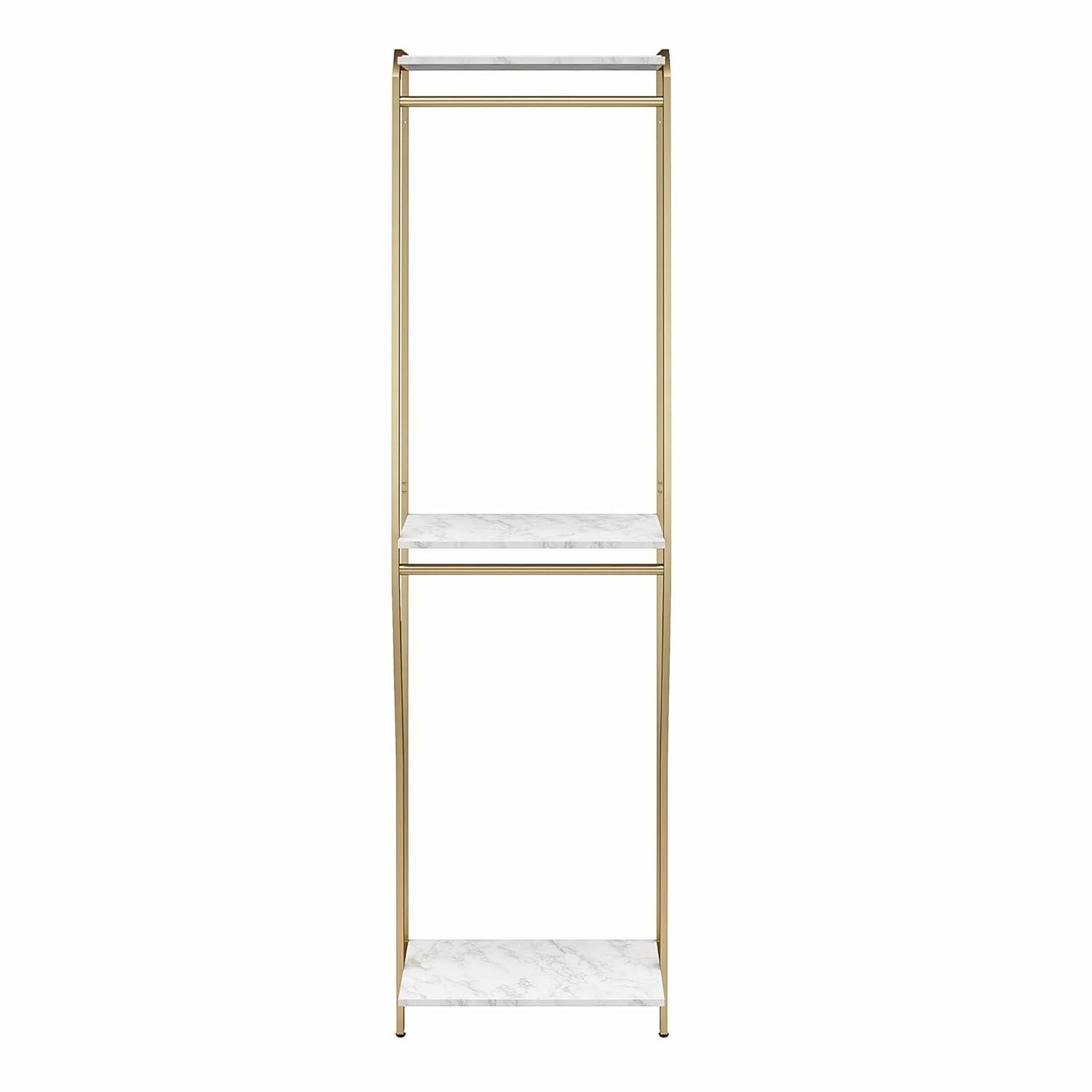 Gwenyth Closet Starter Kit with Hanging Rods