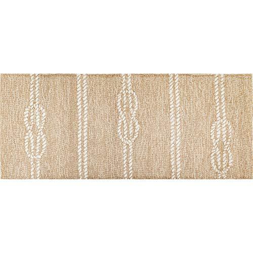 Liora Manne Capri Ropes Indoor/Outdoor Rug Neutral 2' x 5'