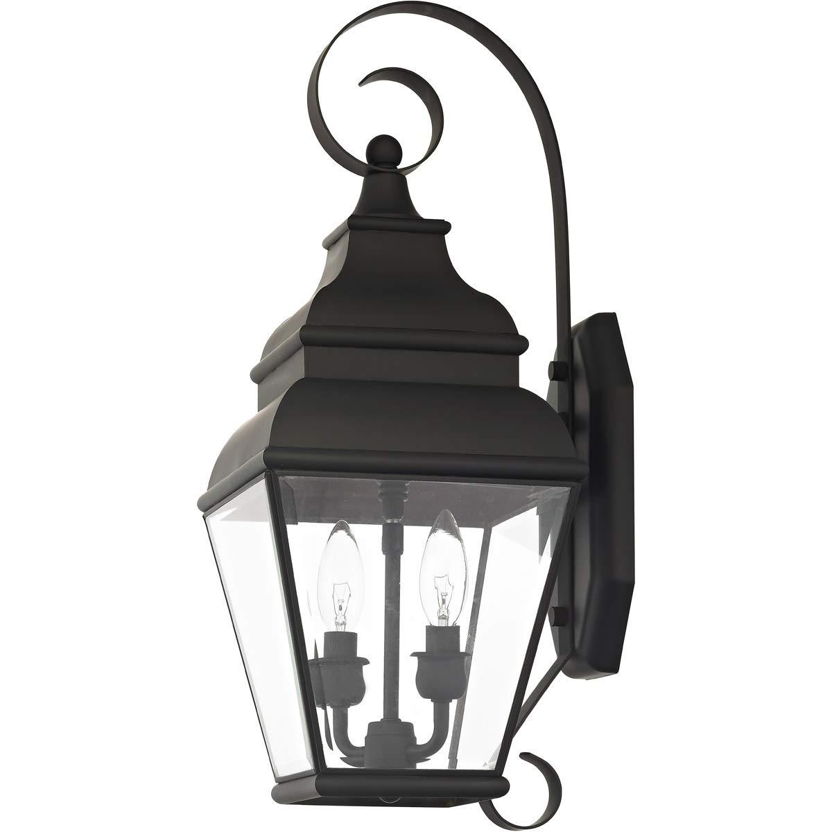 Livex Lighting Exeter 2 - Light Wall Light in  Black