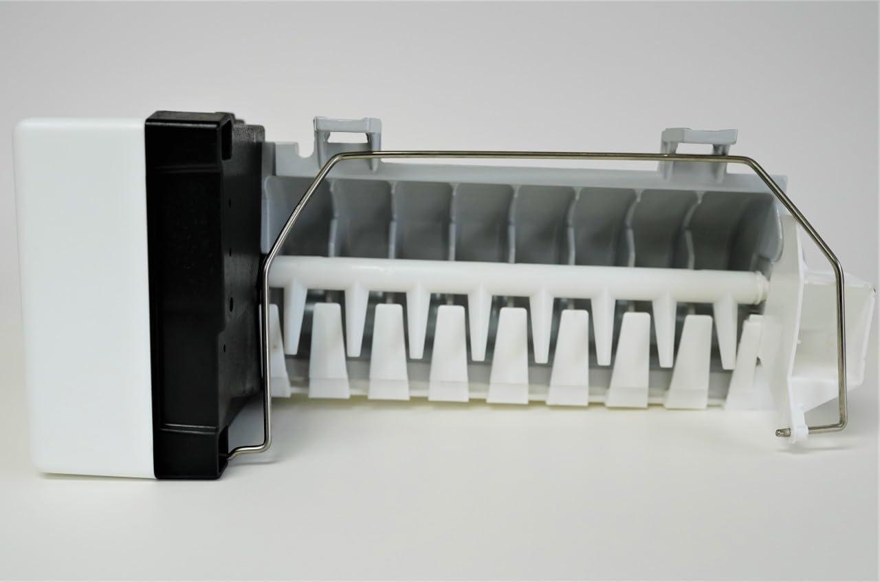 White and Black Electric Ice Maker Replacement for Whirlpool Refrigerators