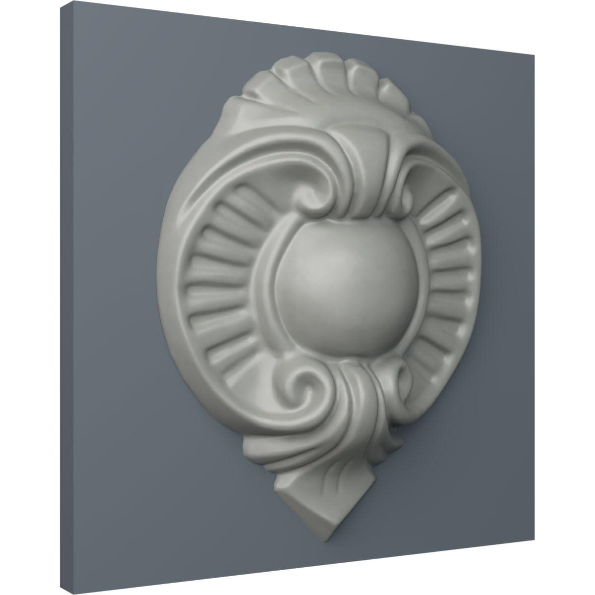 4 3/4"W x 6 1/4"H x 1 1/8"P Robin Center Onlay