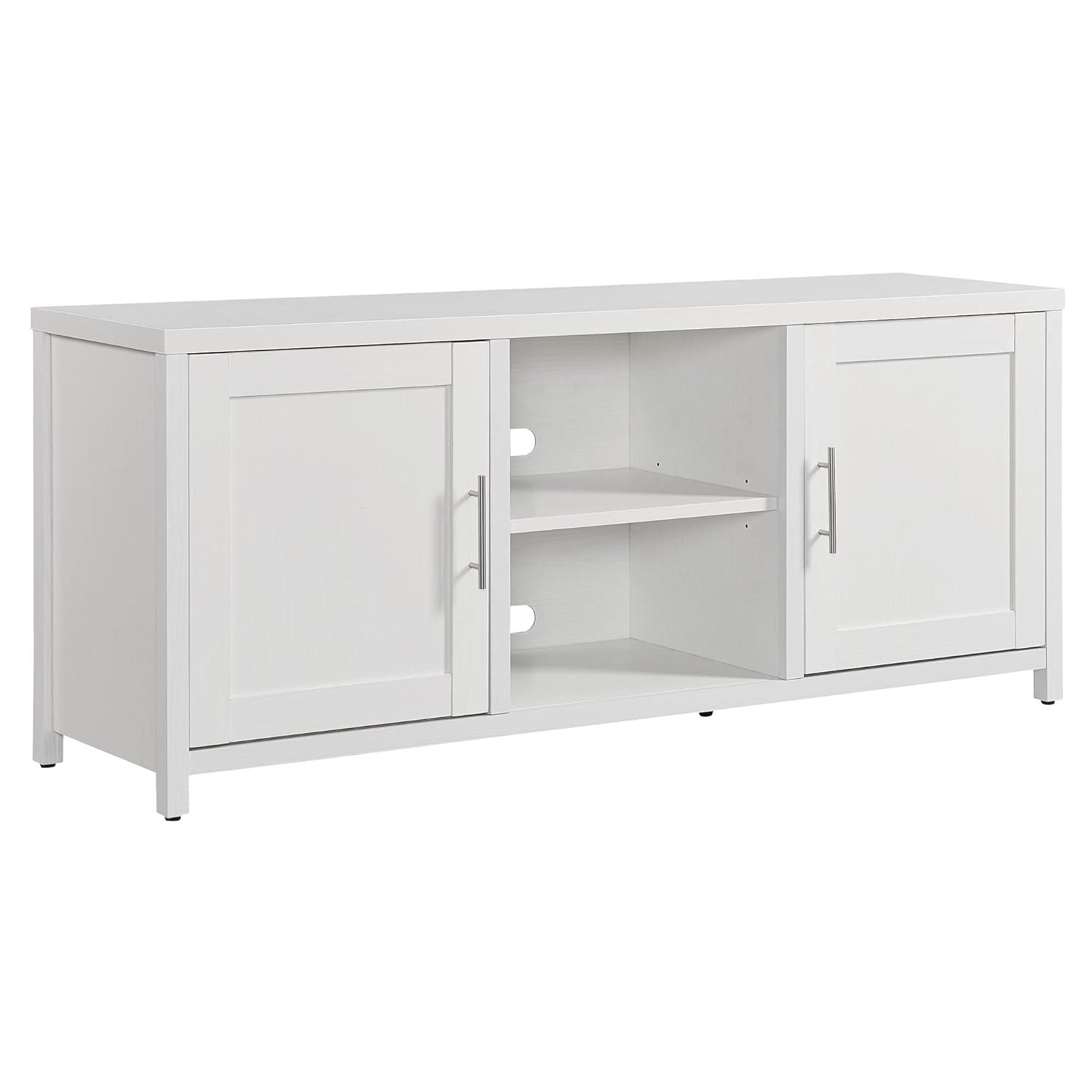 Evelyn&Zoe Strahm Rectangular TV Stand for TV's up to 65", White