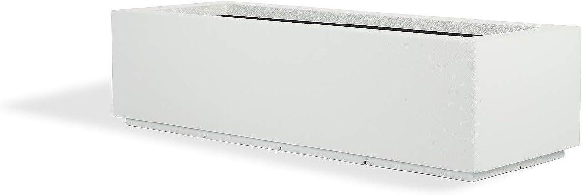 Riviera Short 46 in. x 12 in. White Trough